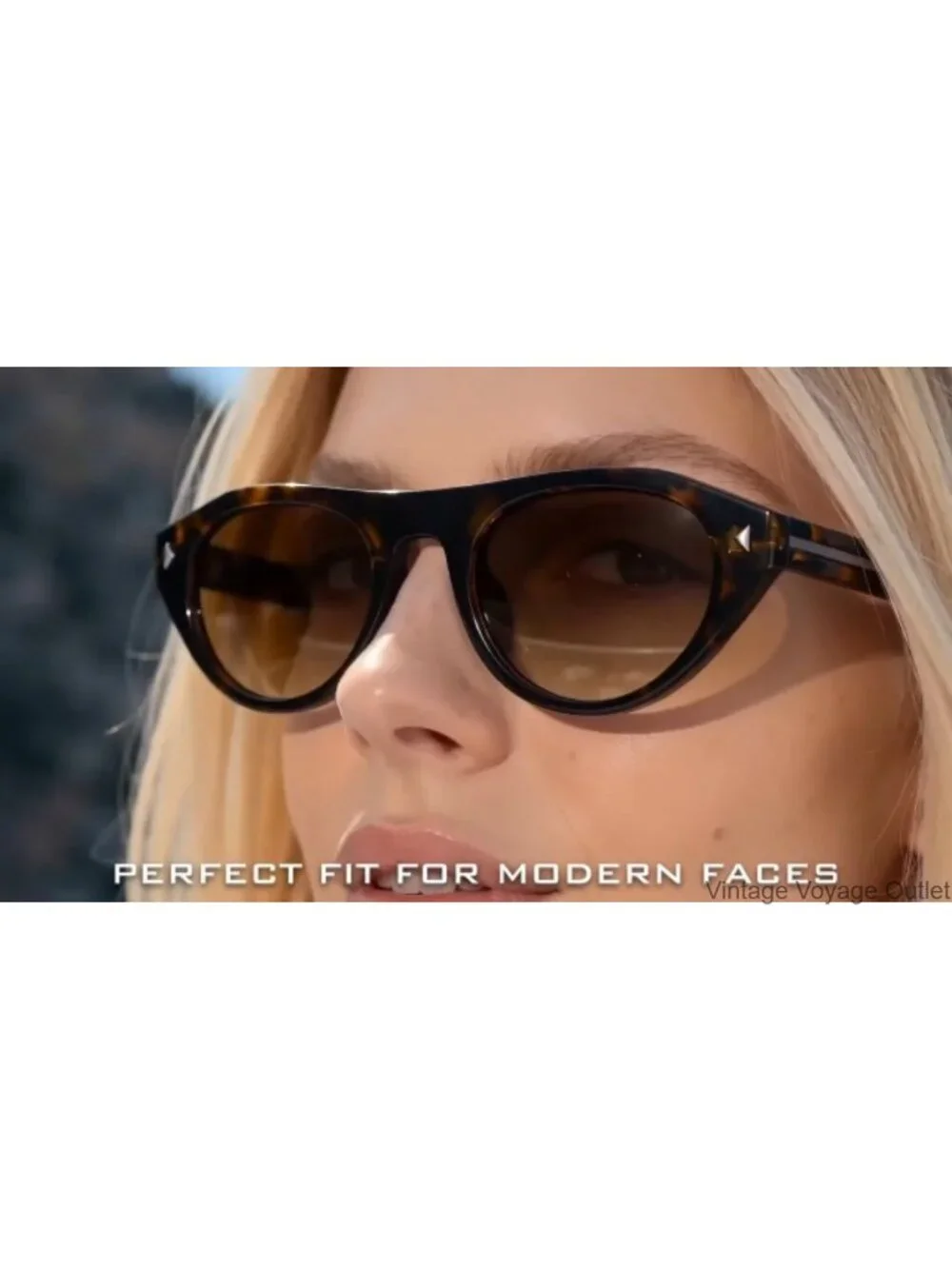 Retro Oval Cat Eye Sunglasses Women UV400 Protection Lightweight